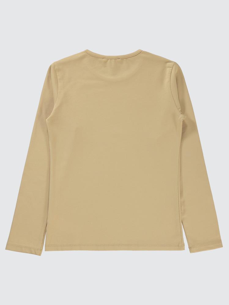 Civil Girls Basic 10-13 Yaş Sweatshirt - Bej