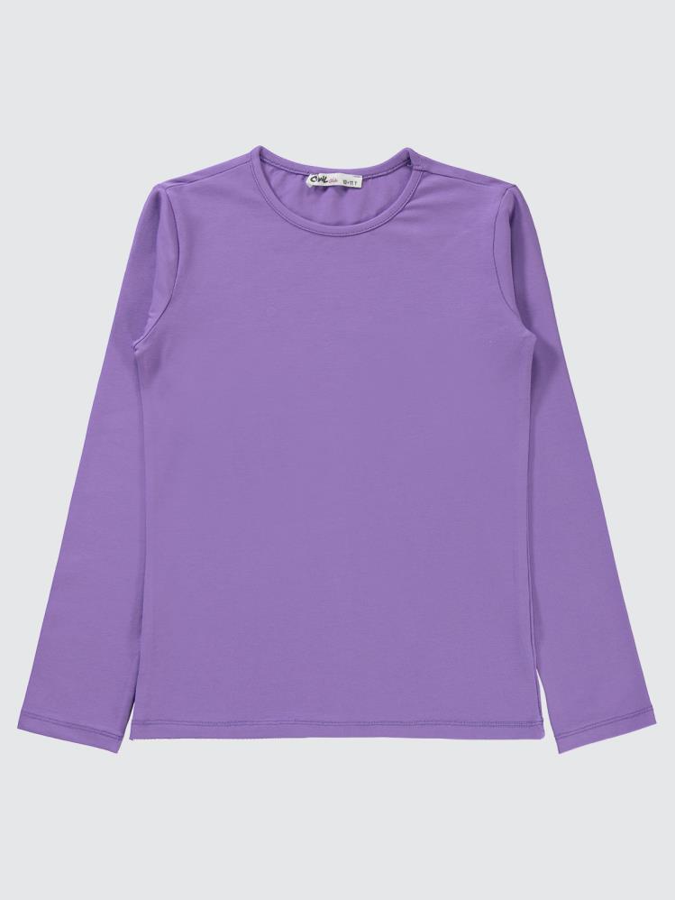 Civil Girls Basic 10-13 Yaş Sweatshirt - Lila