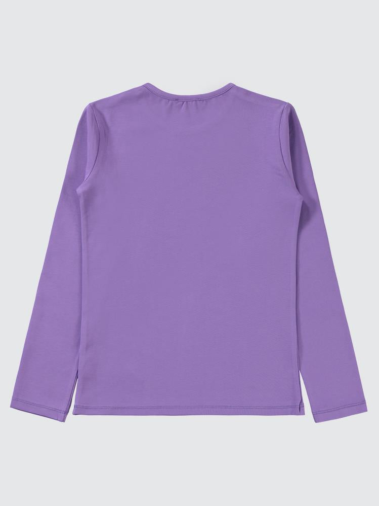 Civil Girls Basic 10-13 Yaş Sweatshirt - Lila
