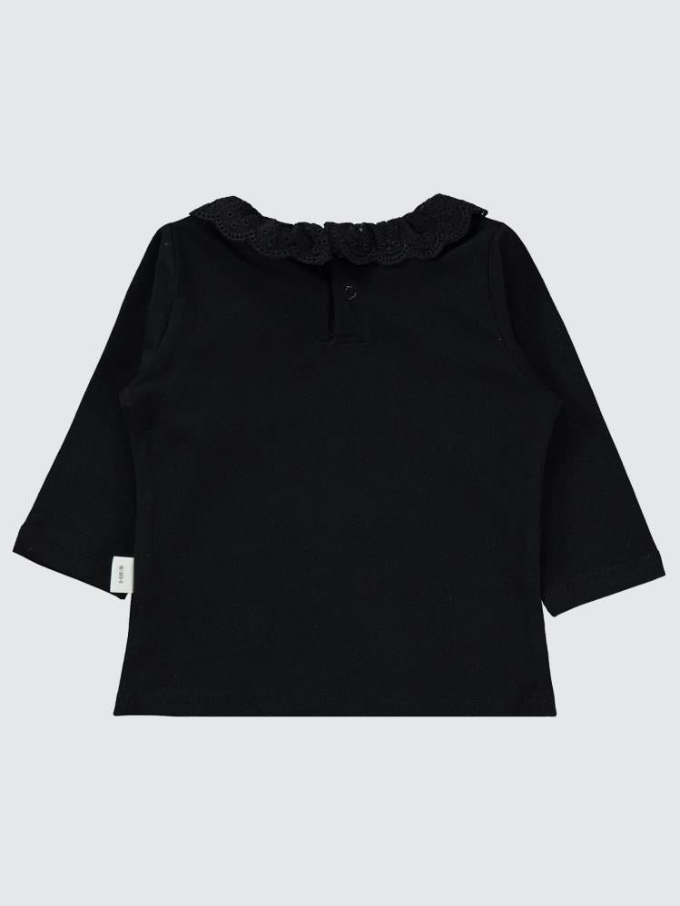Civil Baby Dantel Yaka 6-18 Ay Sweatshirt - Siyah