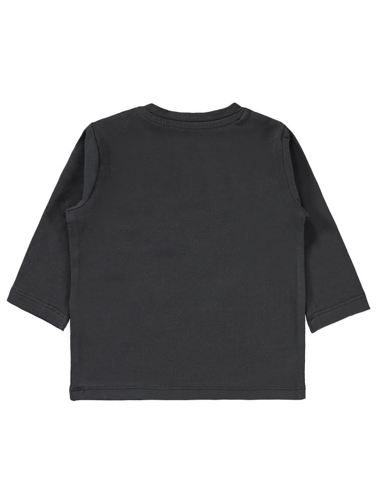 Civil Baby Little but Loud Baskılı 6-18 Ay Sweatshirt - Gri