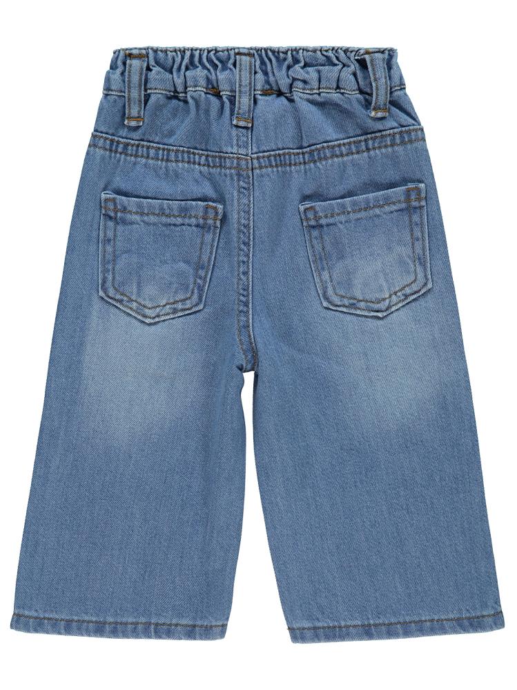 Civil Baby İspanyol Paça Geniş Cepli 6-18 Ay Pantolon - Mavi