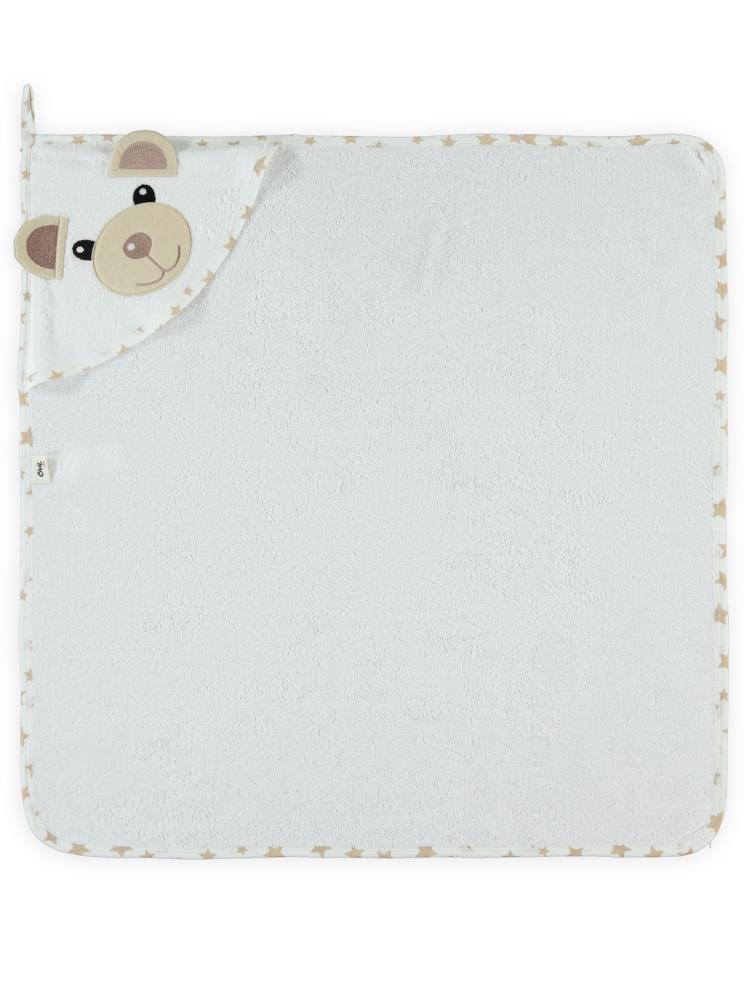 Civil Baby Ayıcık Nakışlı Havlu - Kahverengi