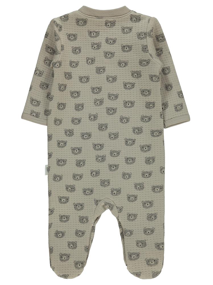 Civil Baby Ayıcık Empirmeli 1-6 Ay Tulum - Bej