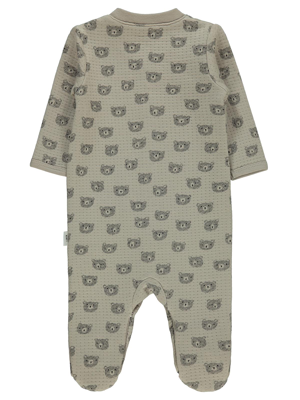 Civil Baby Ayıcık Empirmeli 1-6 Ay Tulum - Bej