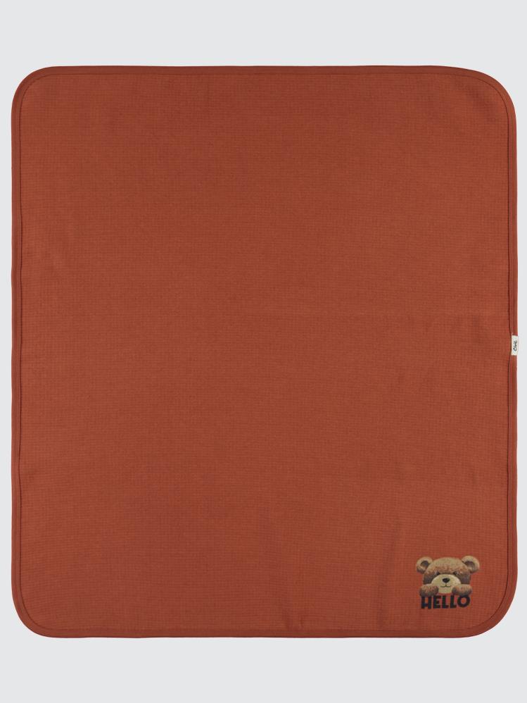 Civil Baby Ayıcık Baskılı Battaniye - Kahve