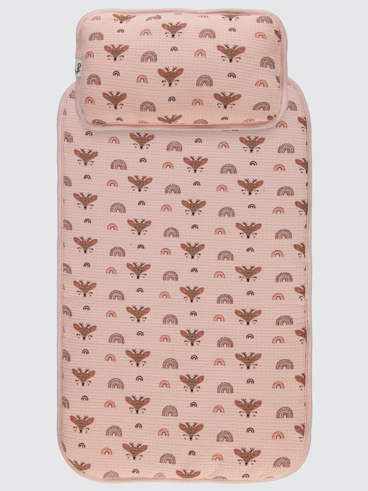 Civil Baby Gökkuşağı Baskılı Alt Açma - Pudra