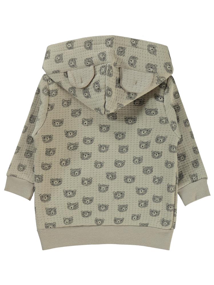 Civil Baby Ayıcık Empirmeli 6-18 Ay Hırka - Bej