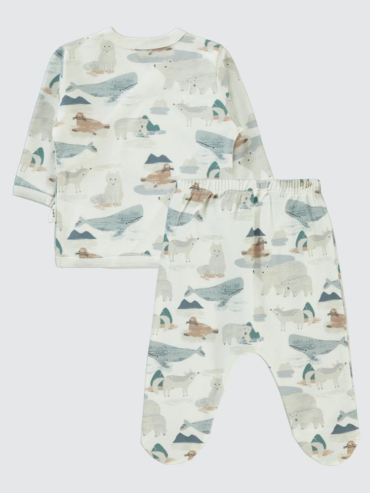 Civil Baby Hibernation Empirme Zıbın Takımları - Ekru