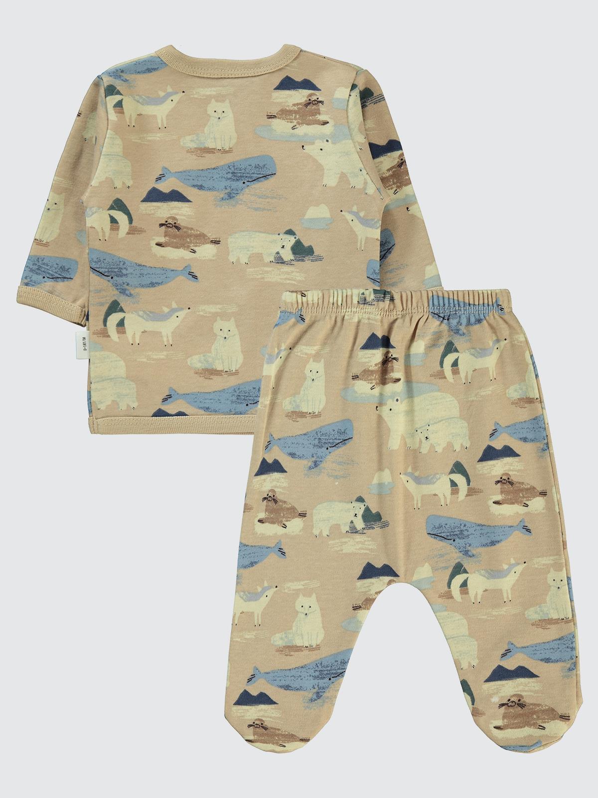 Civil Baby Hibernation Empirme Zıbın Takımları - Kahverengi