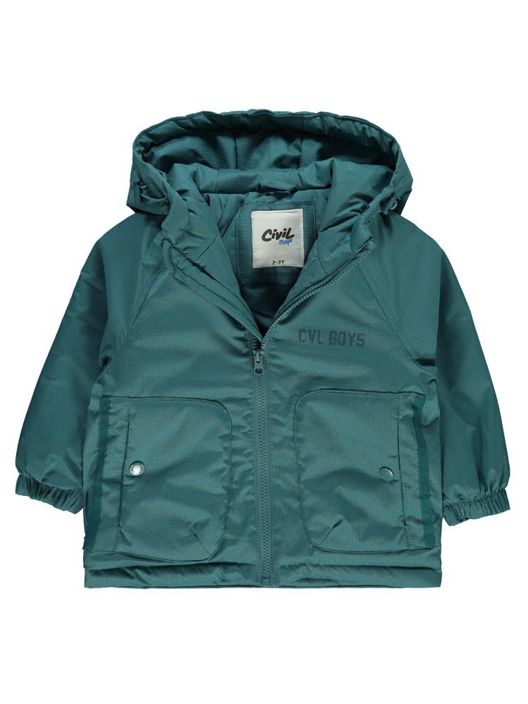 Civil Boys Yan Torba Cepli 2-5 Yaş Mont - Yeşil