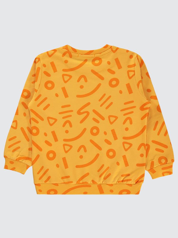 Civil Boys Empirme Karışık Desnli Basic 2-5 Yaş Sweatshirt - Hardal