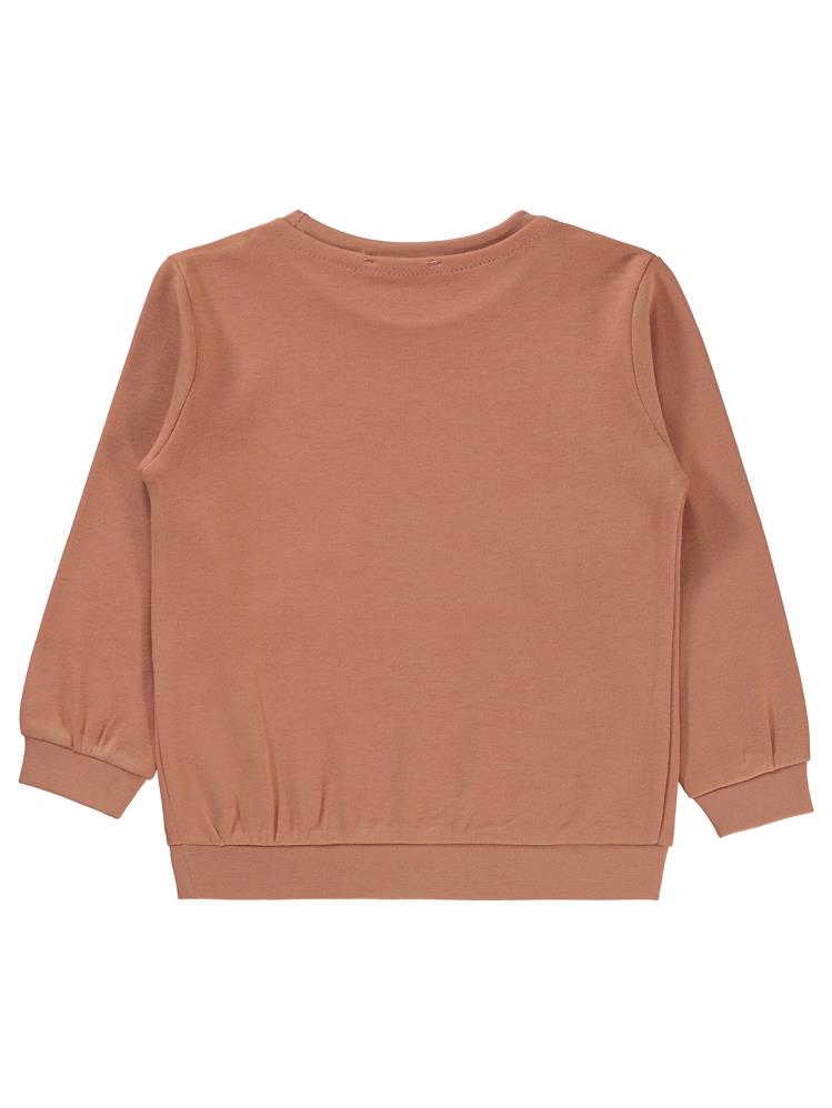 Civil Girls Düz 2-5 Yaş Sweatshirt - İtalyan Kili