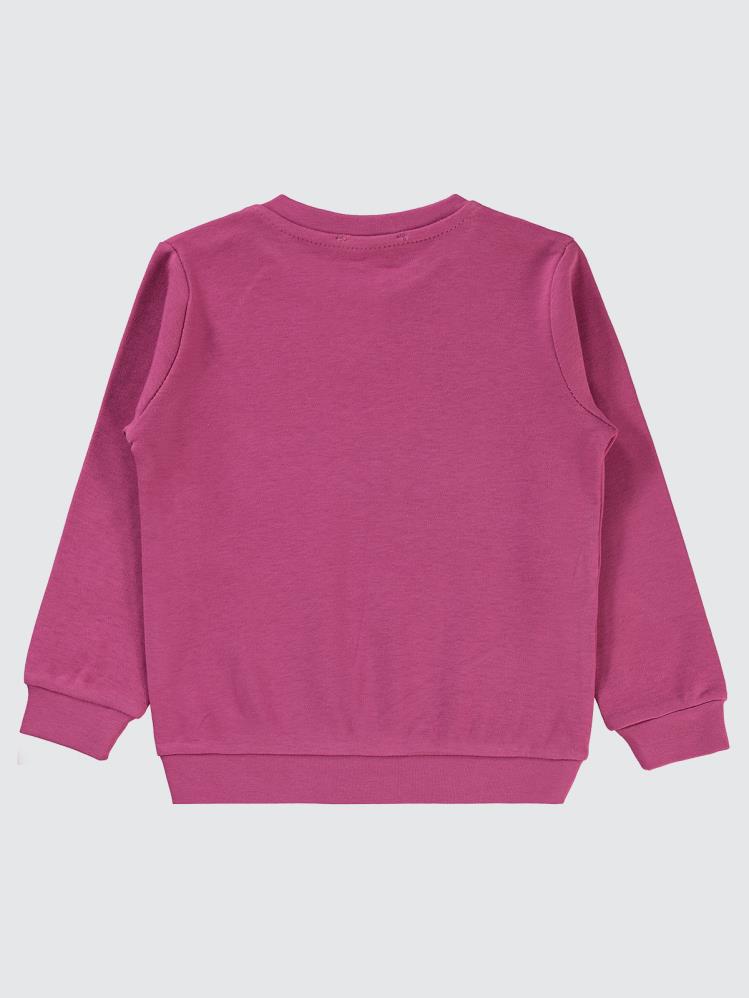 Civil Girls Düz 2-5 Yaş Sweatshirt - Fusya