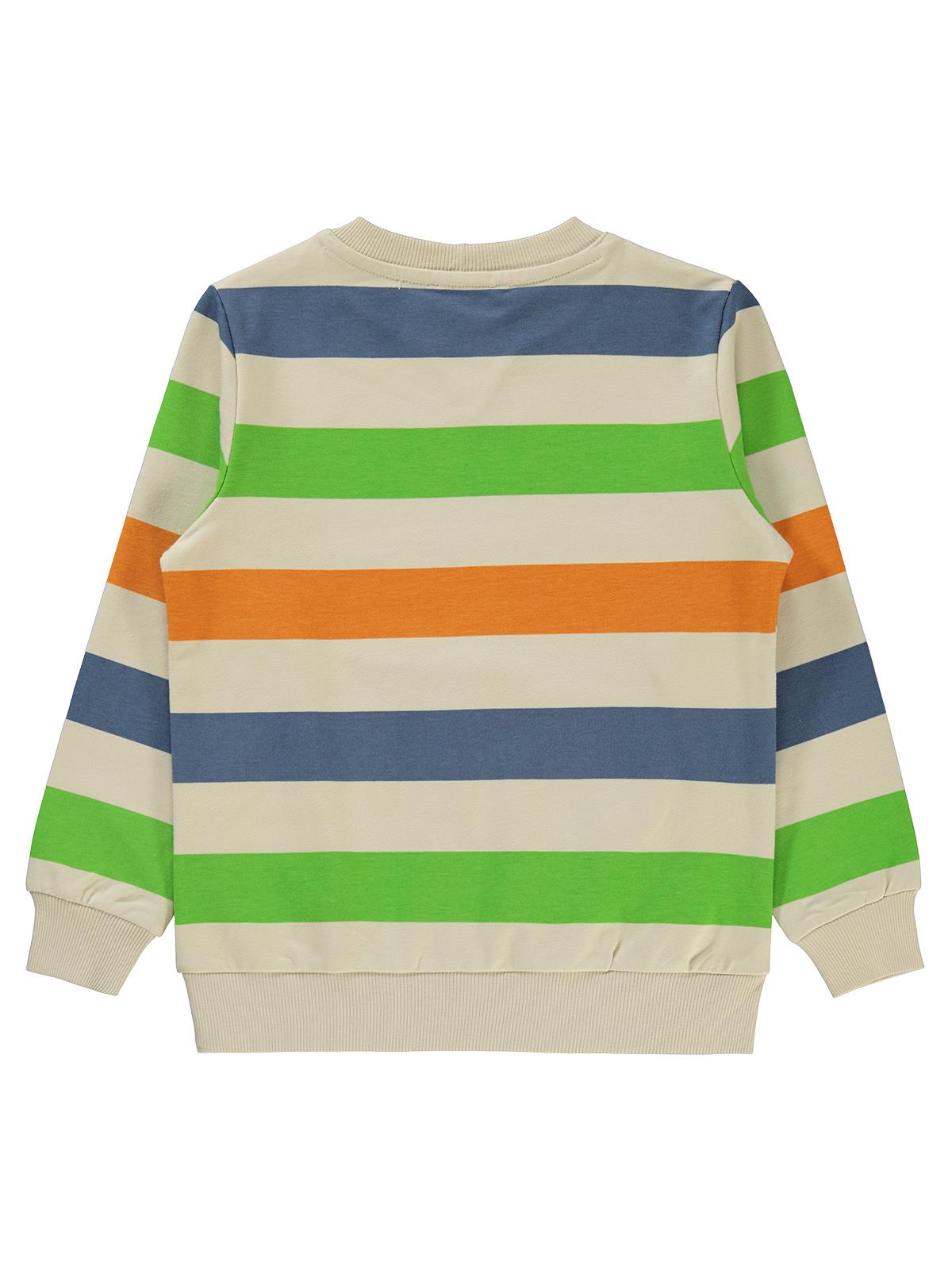 Civil Boys Cool Dude Etiketli 6-9 Yaş Sweatshirt - Turuncu