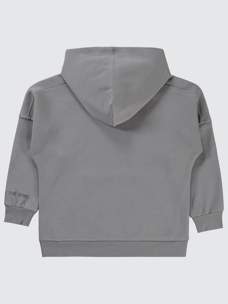 Civil Boys Unclear Future Baskılı 6-9 Yaş Sweatshirt - Gri