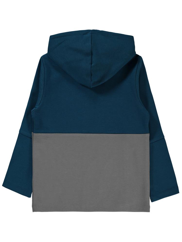 Civil Boys Never Stay Baskılı 10-13 Yaş Hırka - Yeşil