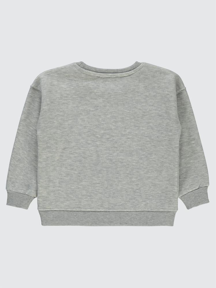 Civil Girls Magical Nakışlı 2-5 Yaş Sweatshirt - Gri
