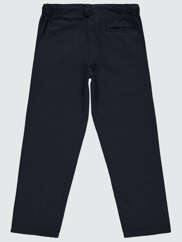 Civil Boys Klasik İpli 10-13 Yaş Pantolon - Mavi