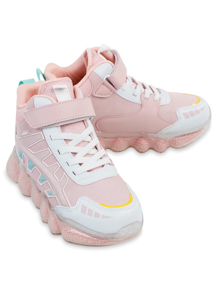 Civil Boots Kız Çocuk Fred Uzun Bot 31-36 Numara - Pudra
