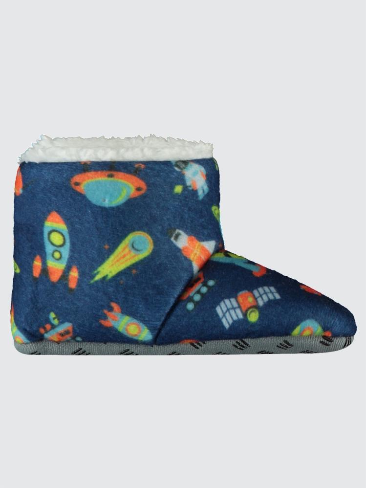 Civil Boys Digital Uzay Baskılı 18-26 Numara Panduf - Lacivert