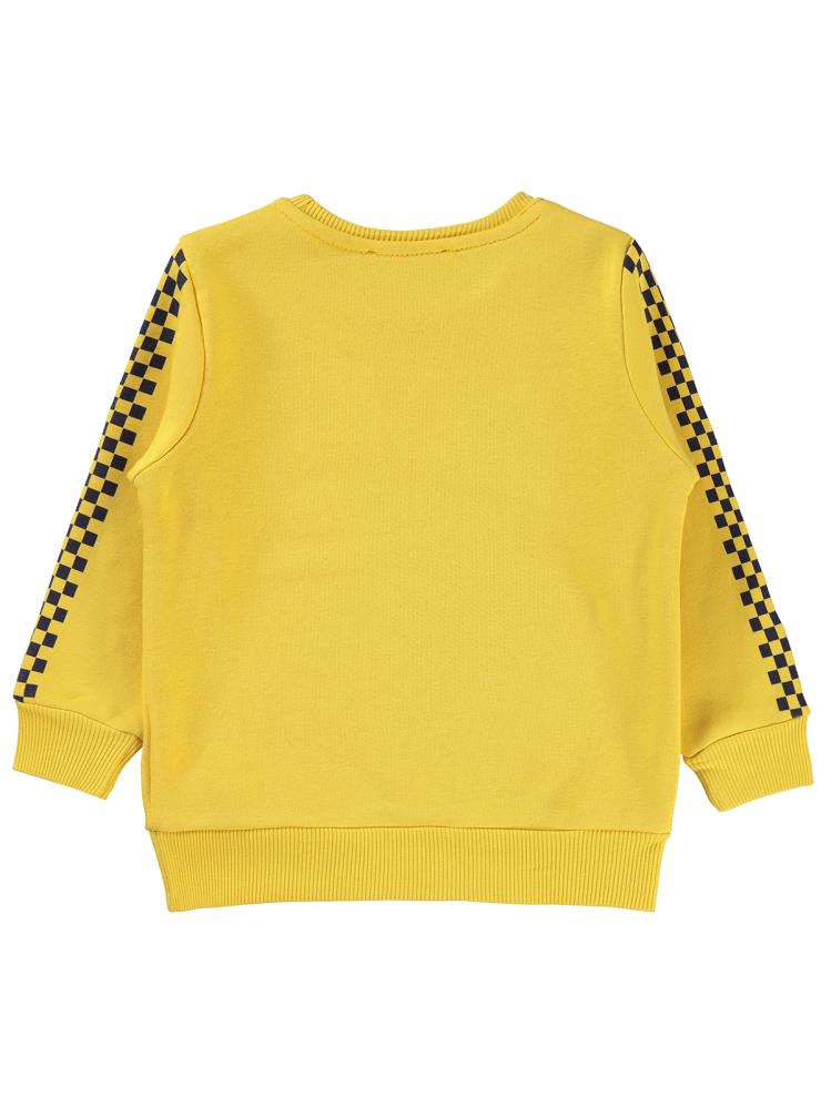Civil Boys Stay Ready Baskılı 2-5 Yaş Sweatshirt - Hardal