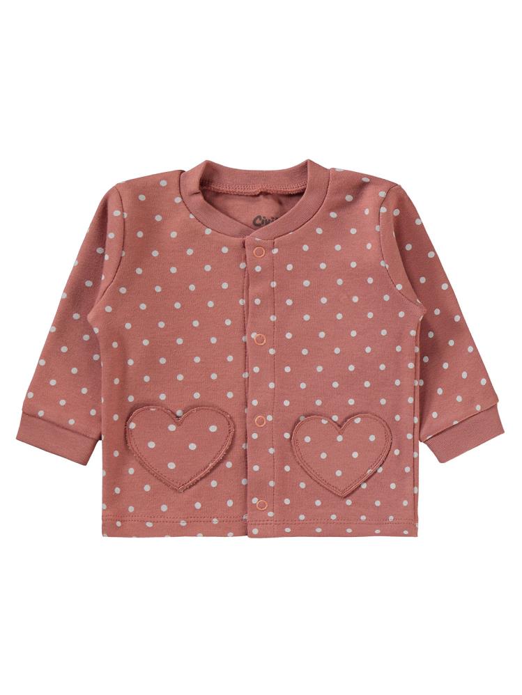 Civil Baby Mini Puan Empirmeli 1-6 Ay Pijama Takımı - Turuncu