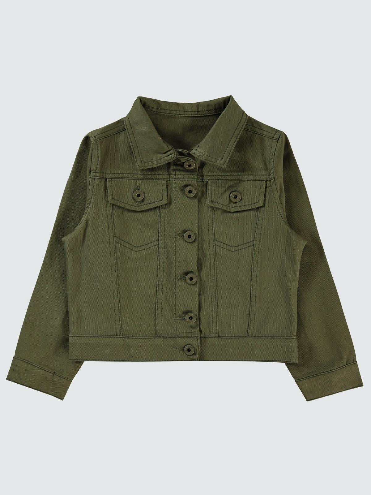 Varol Kız Çocuk Ceket 10-13 Yaş - Haki