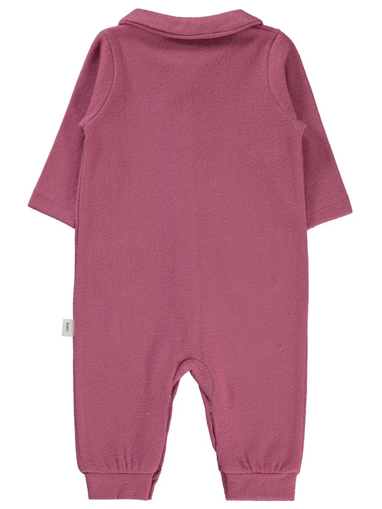 Civil Baby Çiçek Nakışlı 6-18 Ay Tulum - Pembe