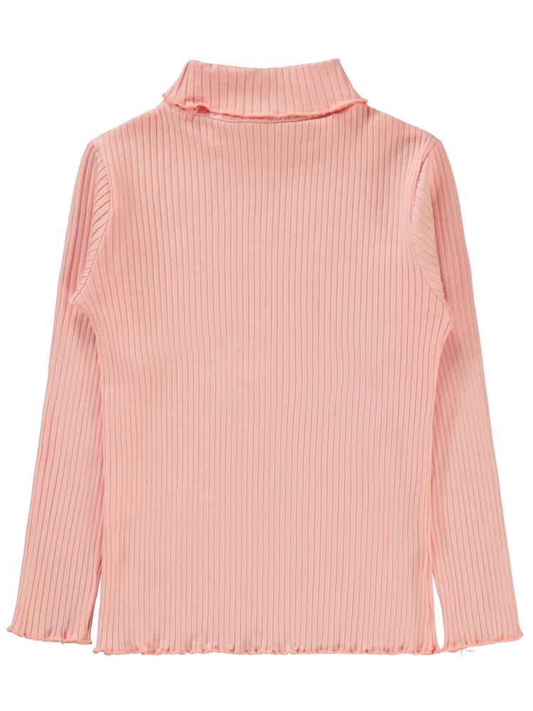 Civil Girls Boğazlı 6-9 Yaş Sweatshirt - Pudra