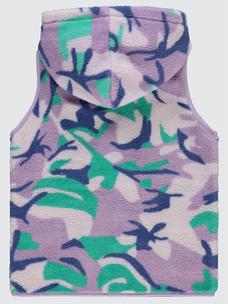 Civil Girls Soyut Empirme 10-13 Yaş Yelek - Lila