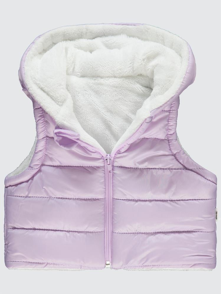 Civil Baby Basic Düz 6-18 Ay Yelek - Lila