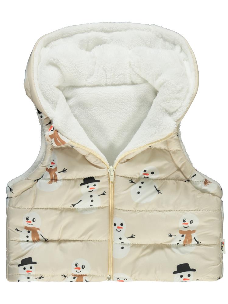 Civil Baby Kardan Adam Empirmeli 6-18 Ay Yelek - Bej