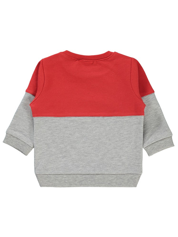Civil Baby Parçalı 6-18 Ay Sweatshirt - Gri