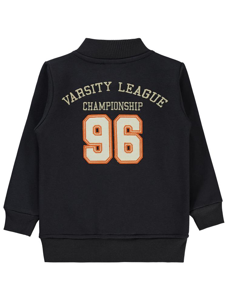 Civil Boys 96 Nakışlı Kolej 2-5 Yaş Hırka - Gri