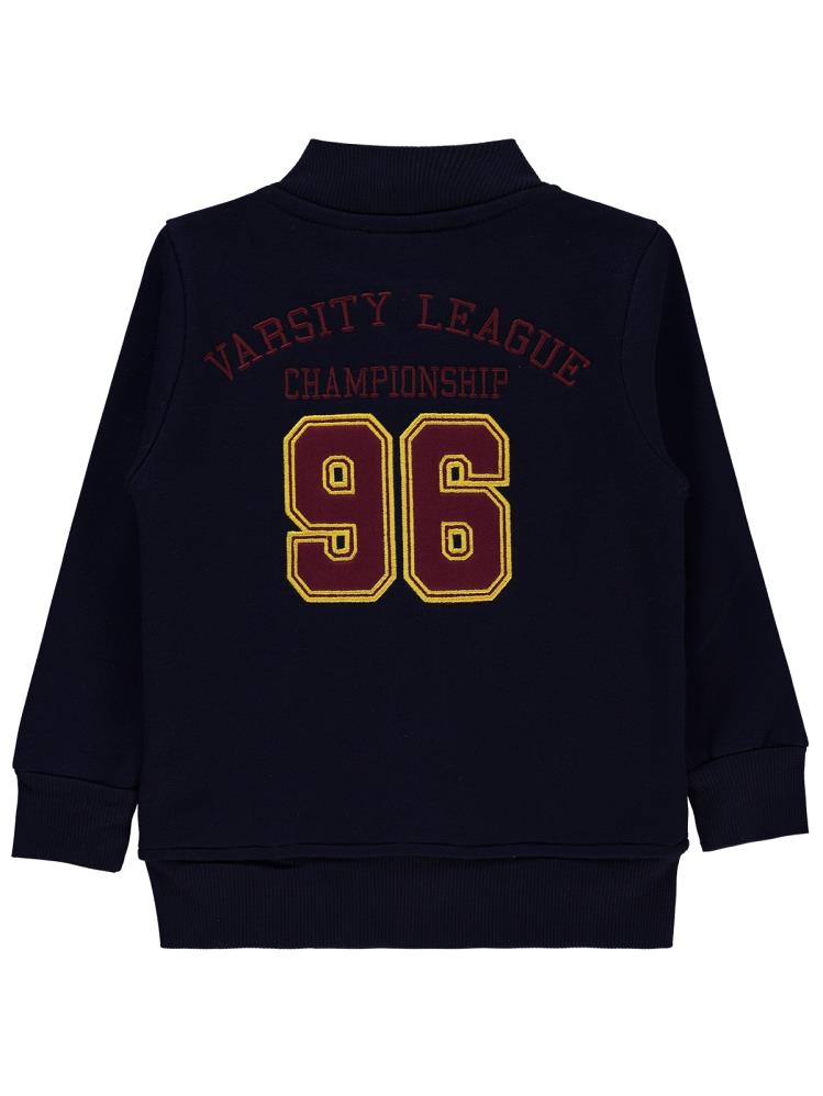 Civil Boys 96 Nakışlı Kolej 2-5 Yaş Hırka - Lacivert