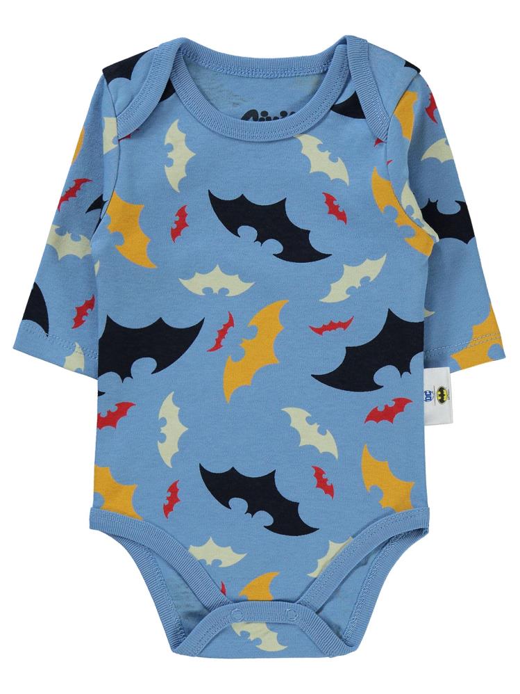Civil Baby Renklı Batman 1-6 Ay Takım - Mavi