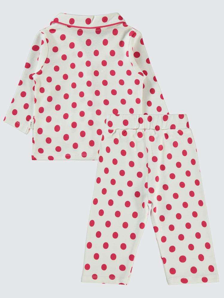 Civil Baby Tweety Puan Empirme 6-18 Ay Pijama Takımı - Ekru