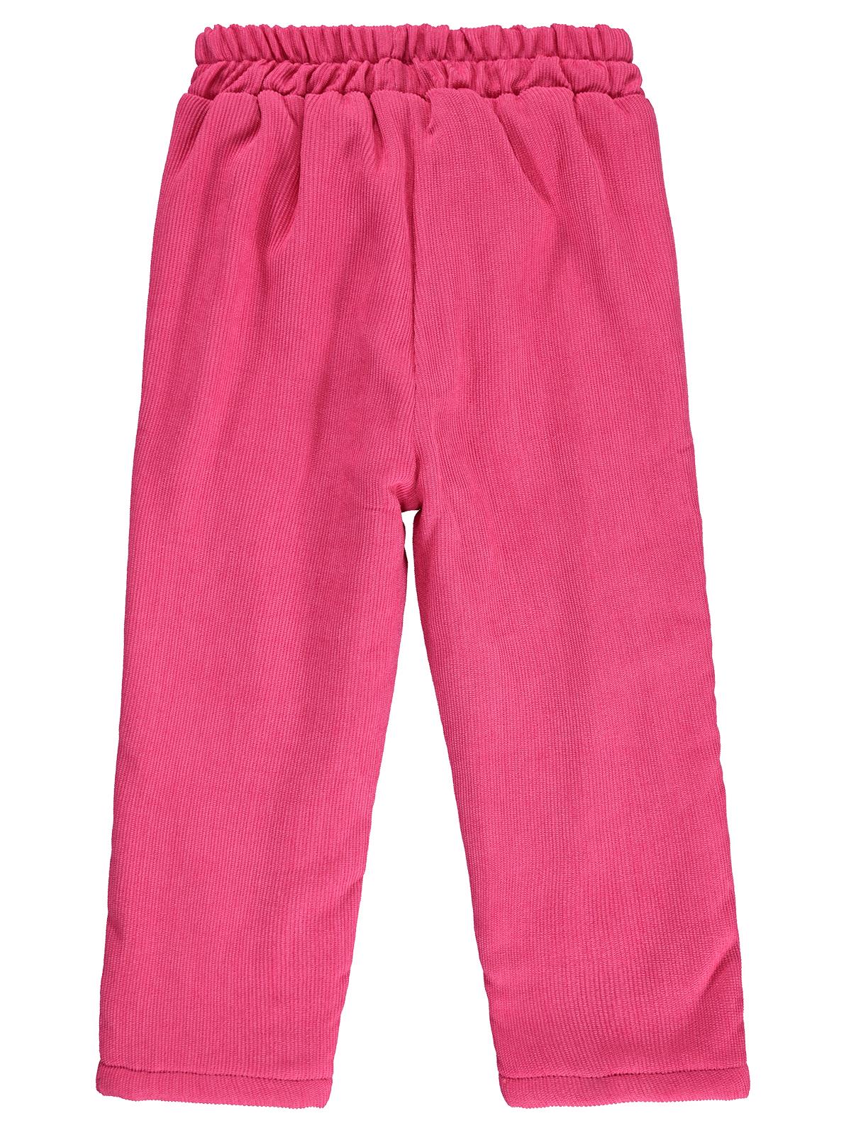 Civil Girls Basic Velsoftlu 2-5 Yaş Pantolon - Fusya