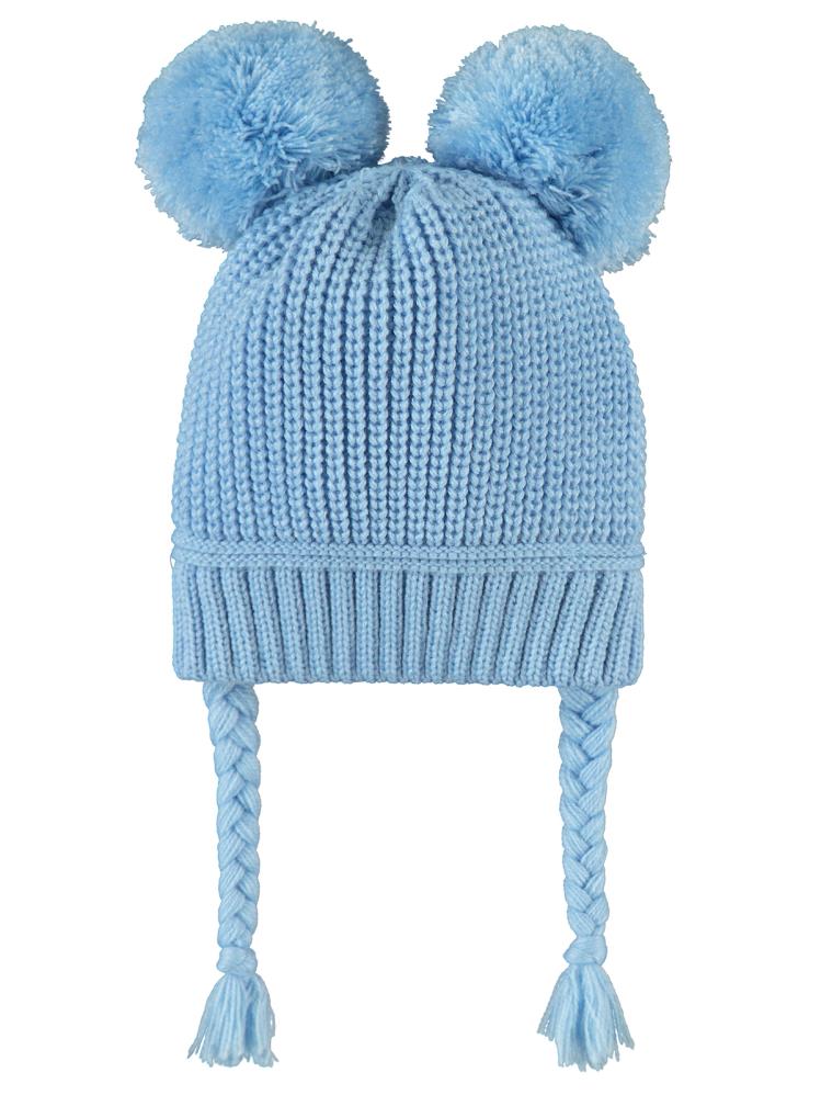 Civil Baby Basic Ponponlu 0-24 Ay Bebek Erkek Bere - Mavi