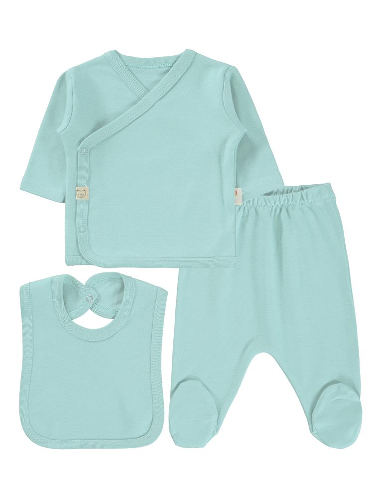 Civil Baby 3'Lü Basic Zıbın Takımları - Yeşil