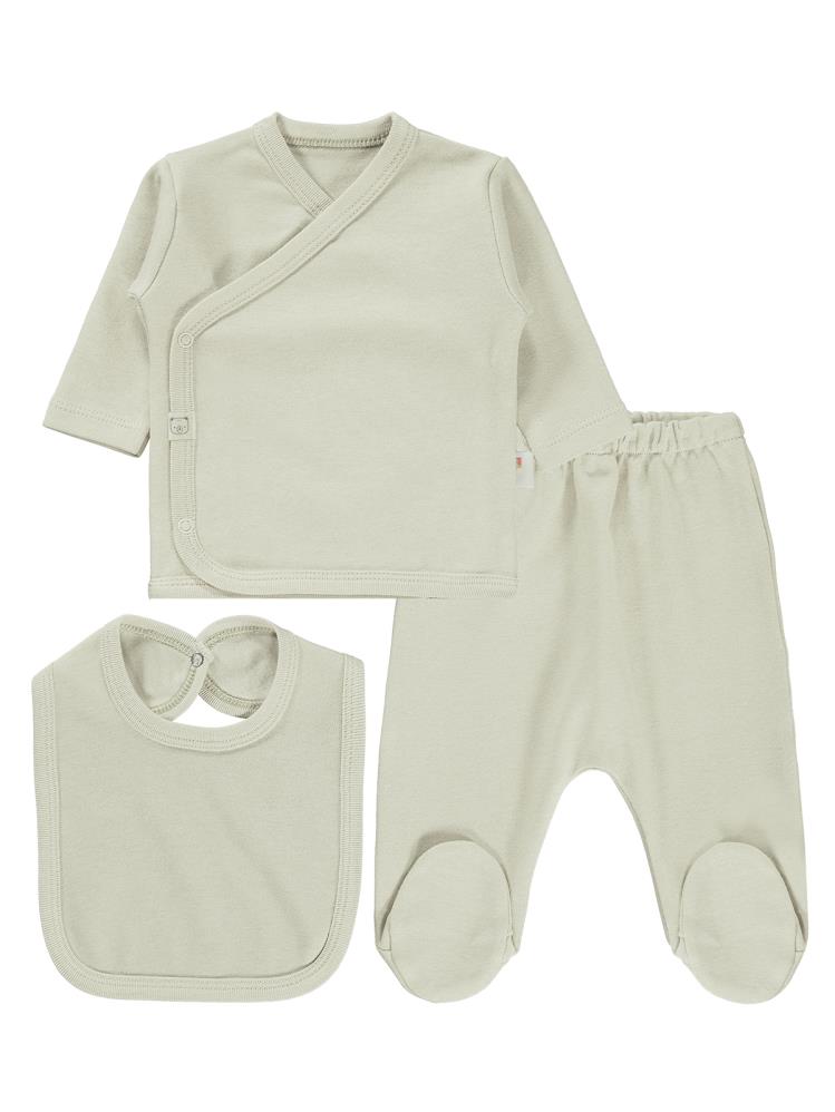 Civil Baby 3'Lü Basic Zıbın Takımları - Gri