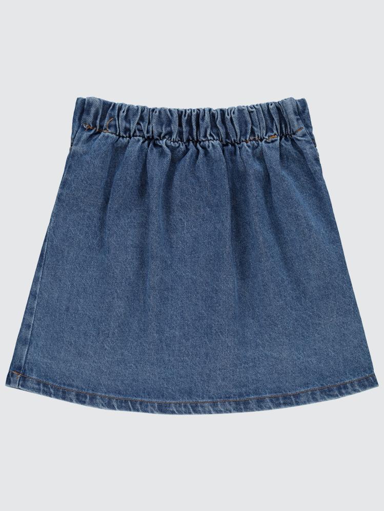 Civil Girls Pileli 6-9 Yaş Etek - Mavi