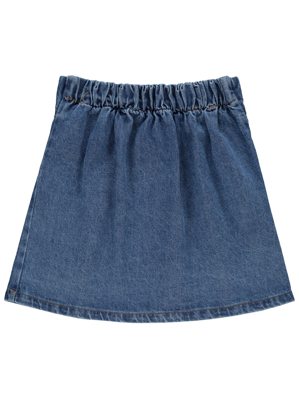 Civil Girls Pileli 6-9 Yaş Etek - Mavi