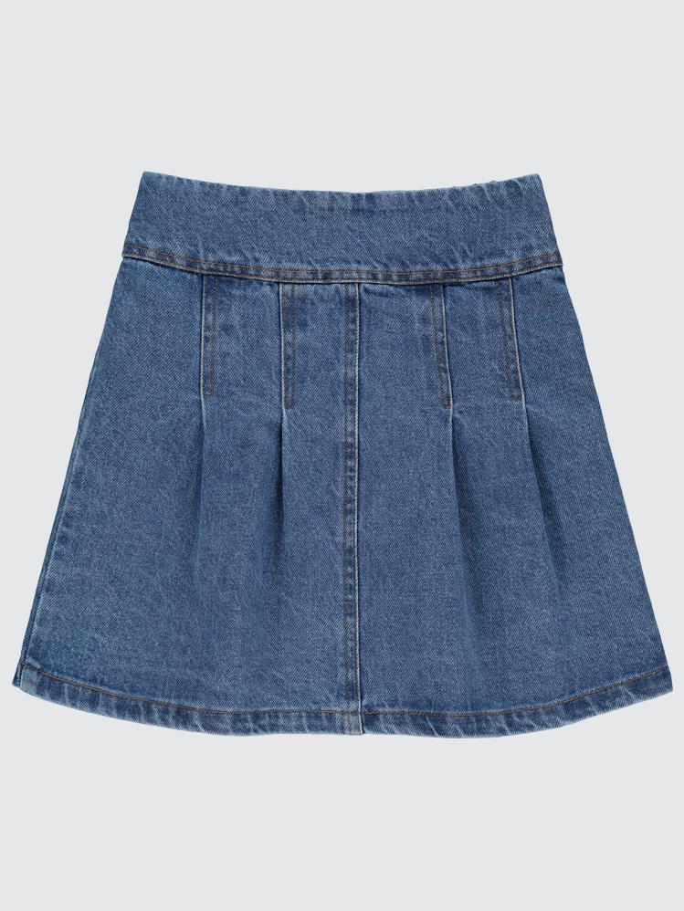 Civil Girls Pileli 6-9 Yaş Etek - Mavi