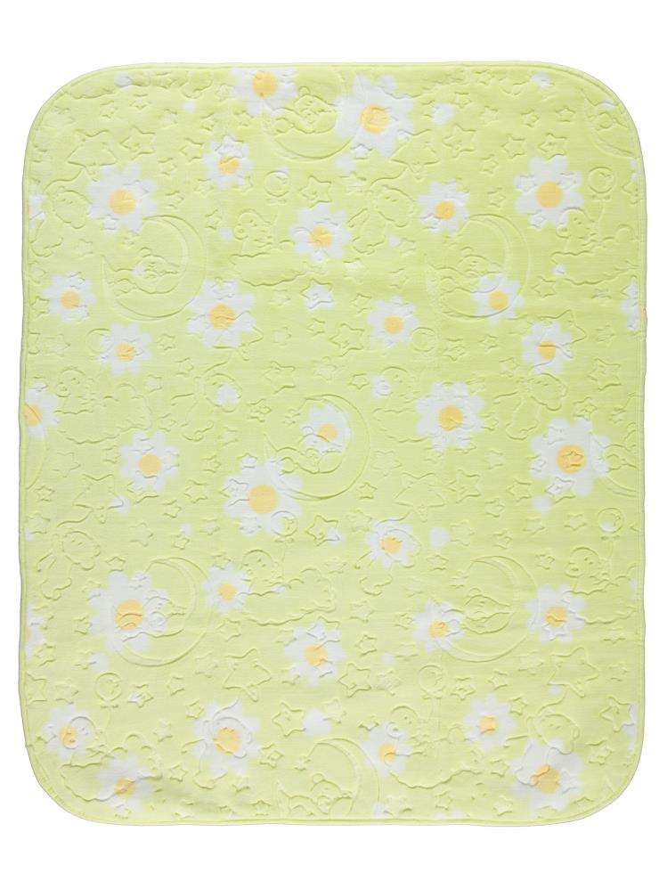 Civil Baby Papatya Desenli Battaniye - Yeşil