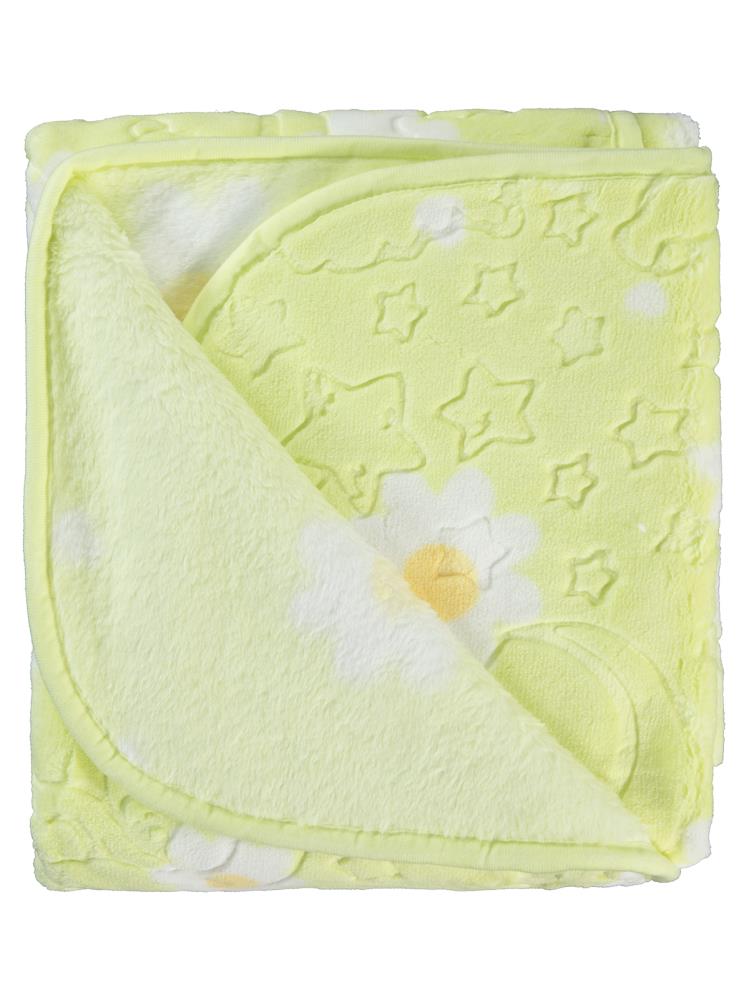 Civil Baby Papatya Desenli Battaniye - Yeşil