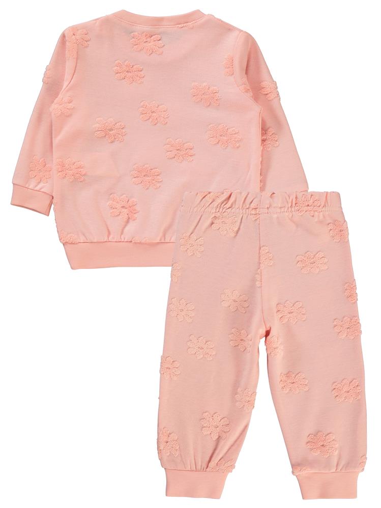 Civil Baby Papatya Kabartmalı 6-18 Ay Takım - Pudra