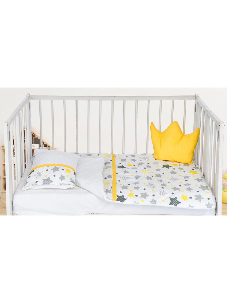 Aras Bebe Pamuklu 5 Parça Uyku Seti - Sarı