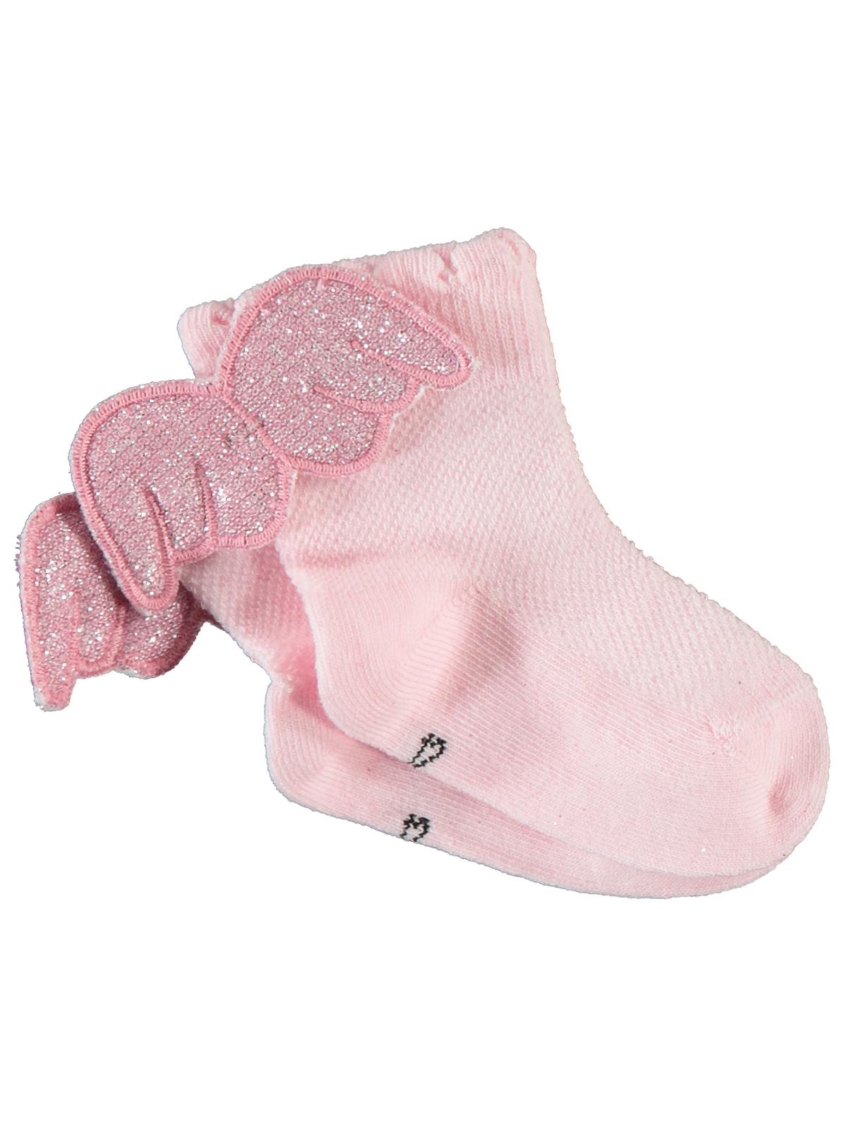 Civil Baby Kız Bebek Aksesuarlı Çorap 6- - Pembe